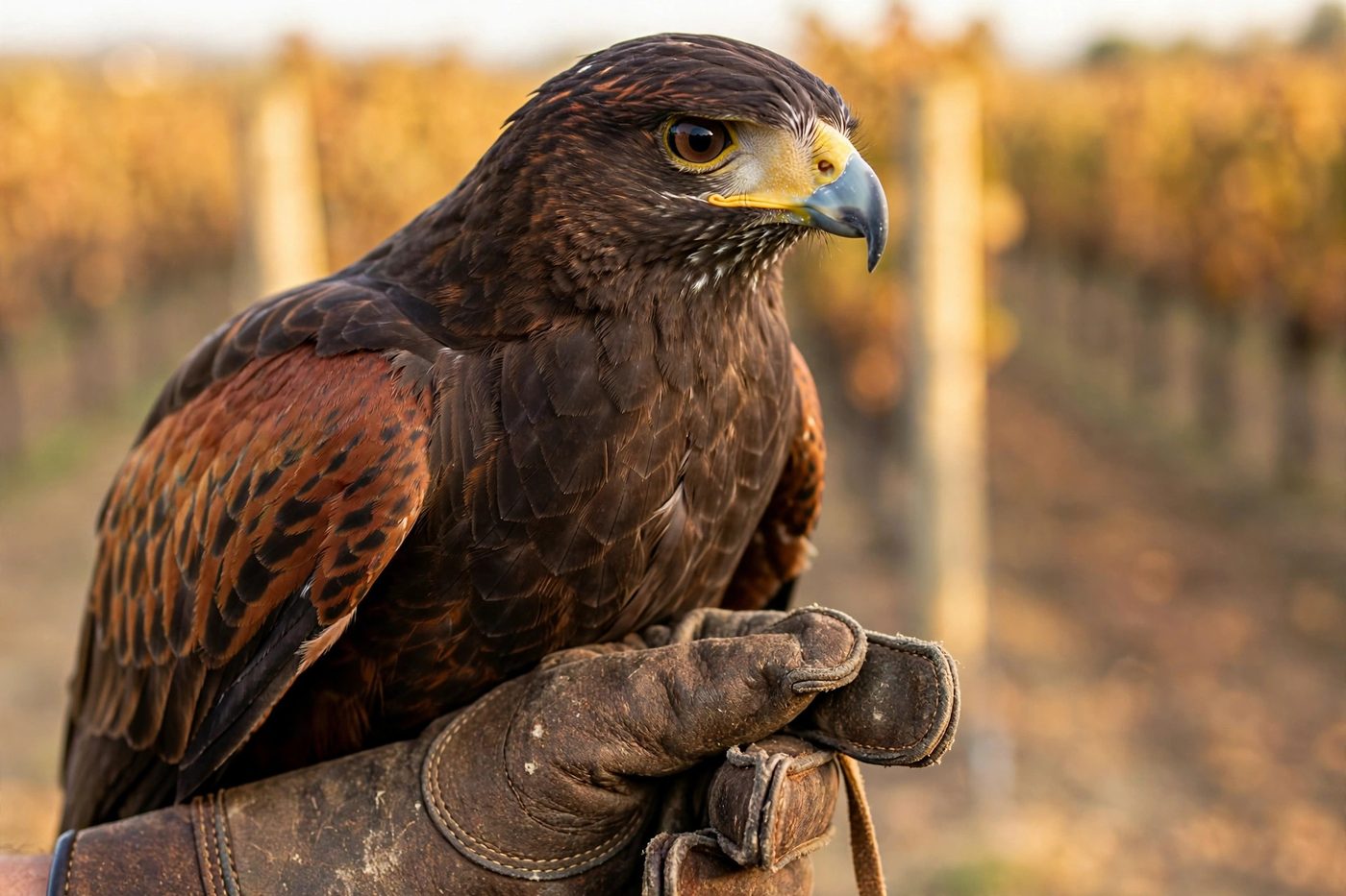 Bouchaine Falconry, Carneros