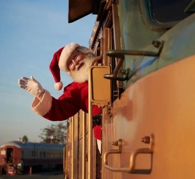 Santa Train Jolly Journeys at Napa Valley Wine Train, McKinstry Street Station