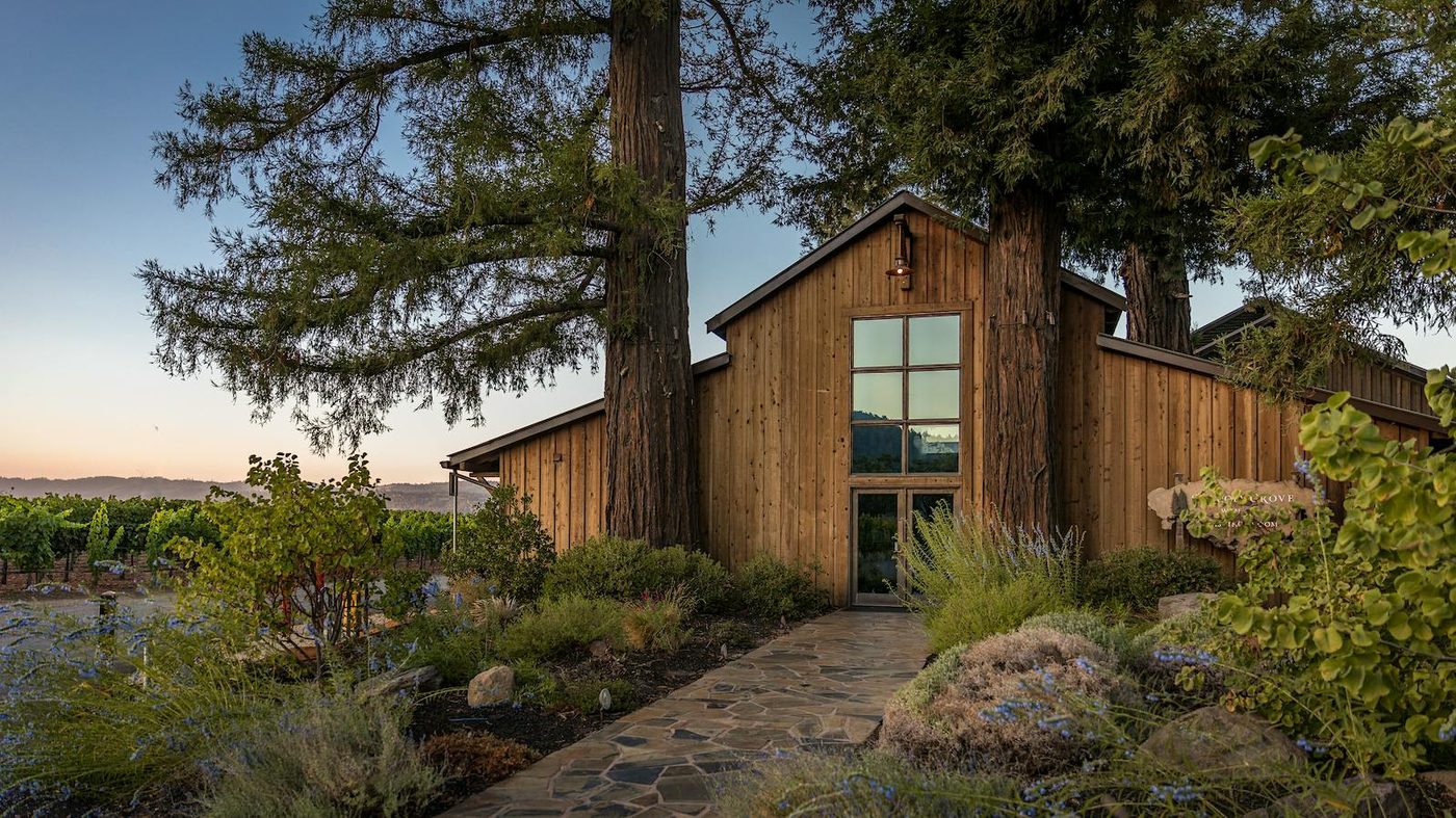 A Taste for Cabernet at Dusk at Sequoia Grove Winery