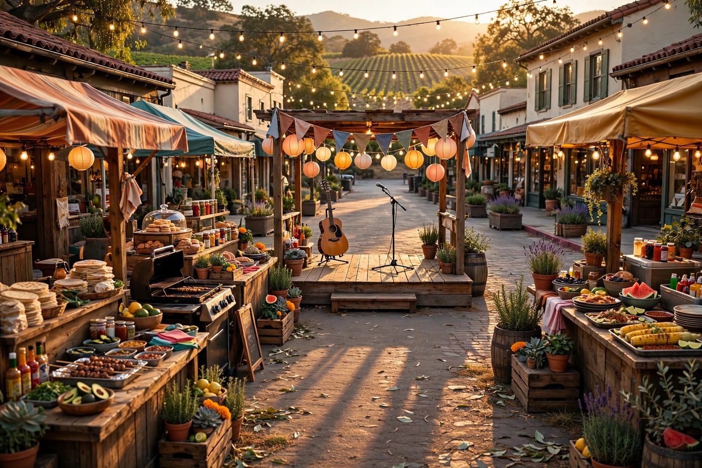 Sip & Support: Street Food & Live Music at Clif Family Tasting Room