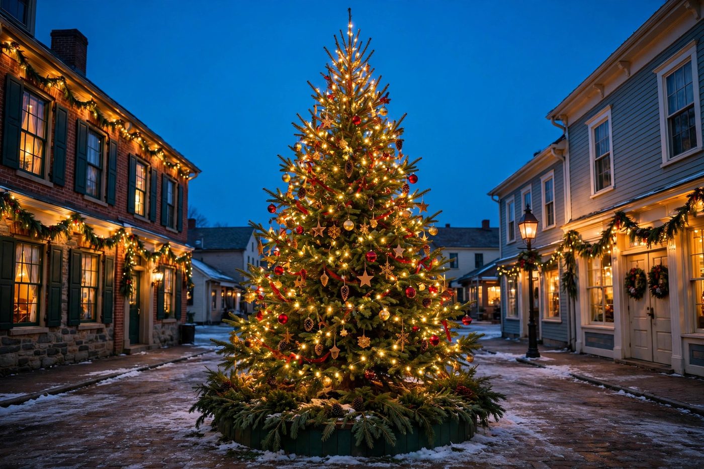 St. Helena Tree Lighting at Main Street, Downtown St. Helena